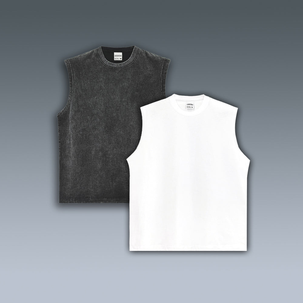 VINTAGE TANK TOP | BLANK TANK TOP*2