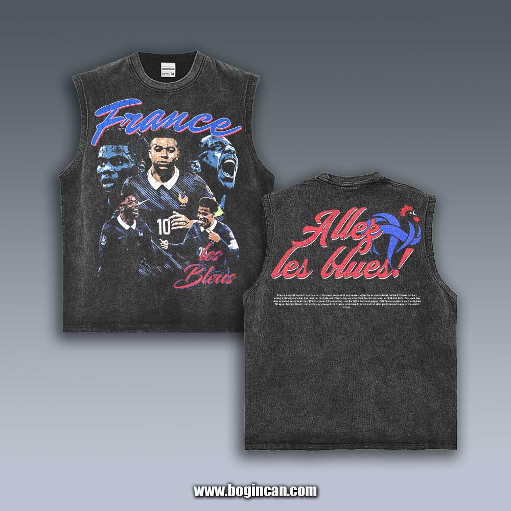 VINTAGE TANK TOP | FRANCE WORLD CUP 6.8