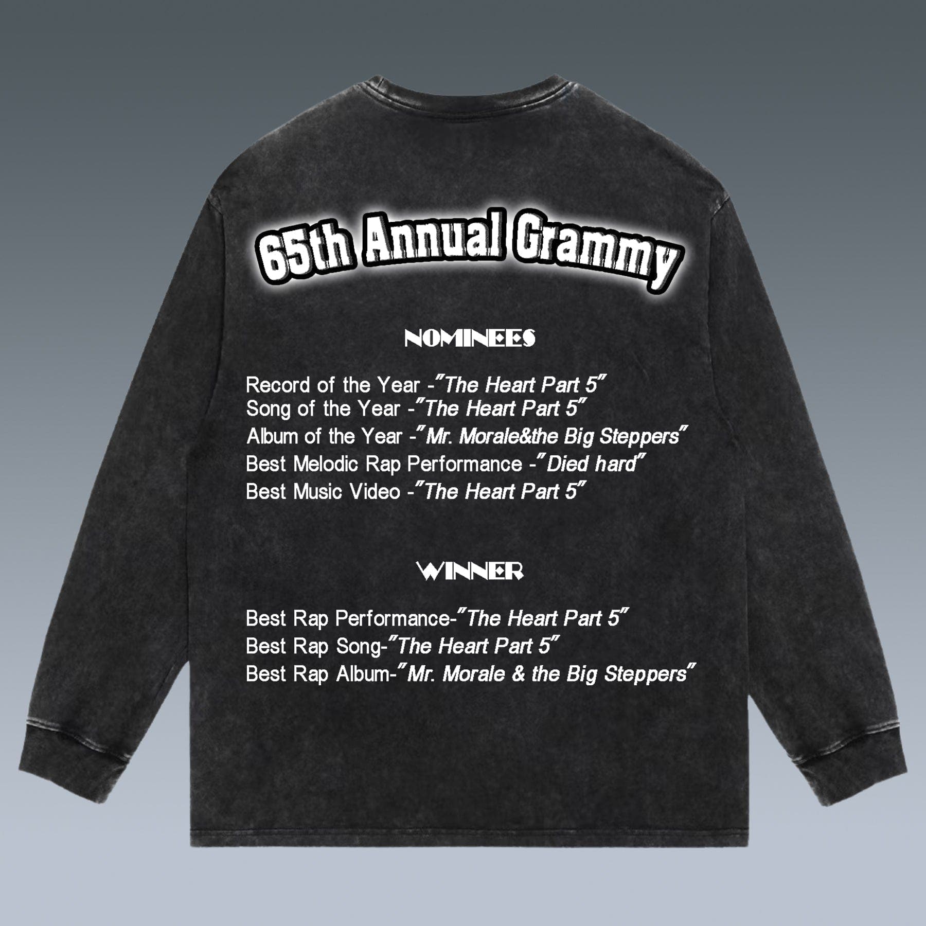 VINTAGE LONG SLEEVE TEE | KENDRICK LAMAR