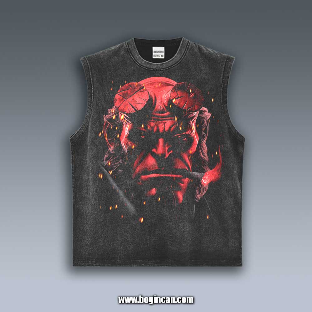 VINTAGE TANK TOP | HELLBOY 7.8