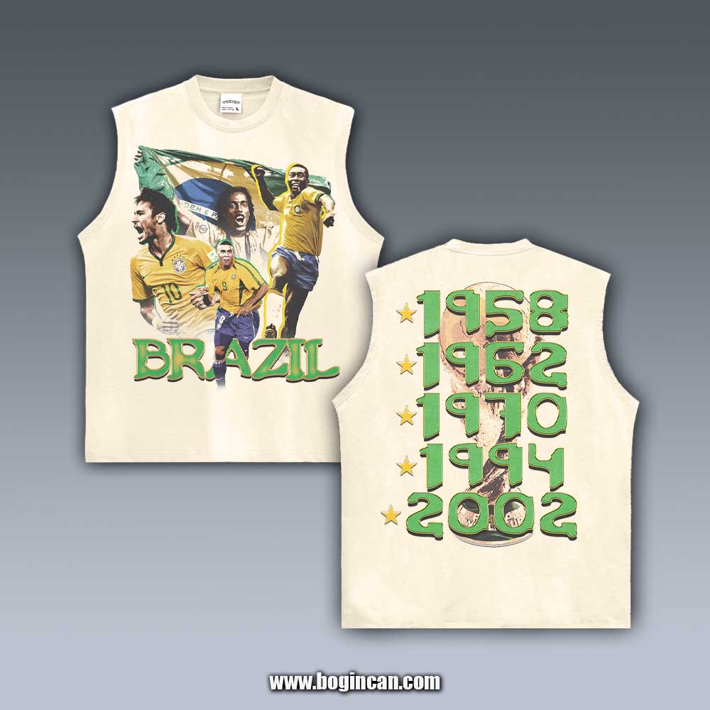 VINTAGE TANK TOP | BRAZIL WORLD CUP LEGACY 5.14
