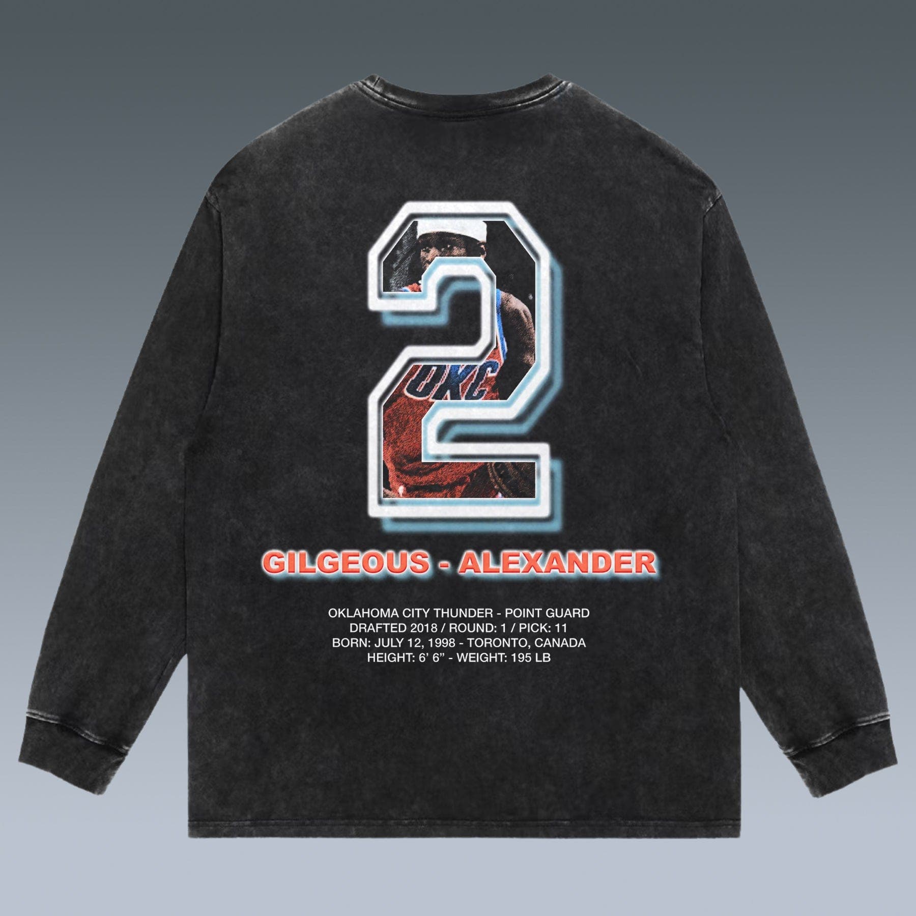 VINTAGE LONG SLEEVE TEE | SHAI GILGEOUS ALEXANDER