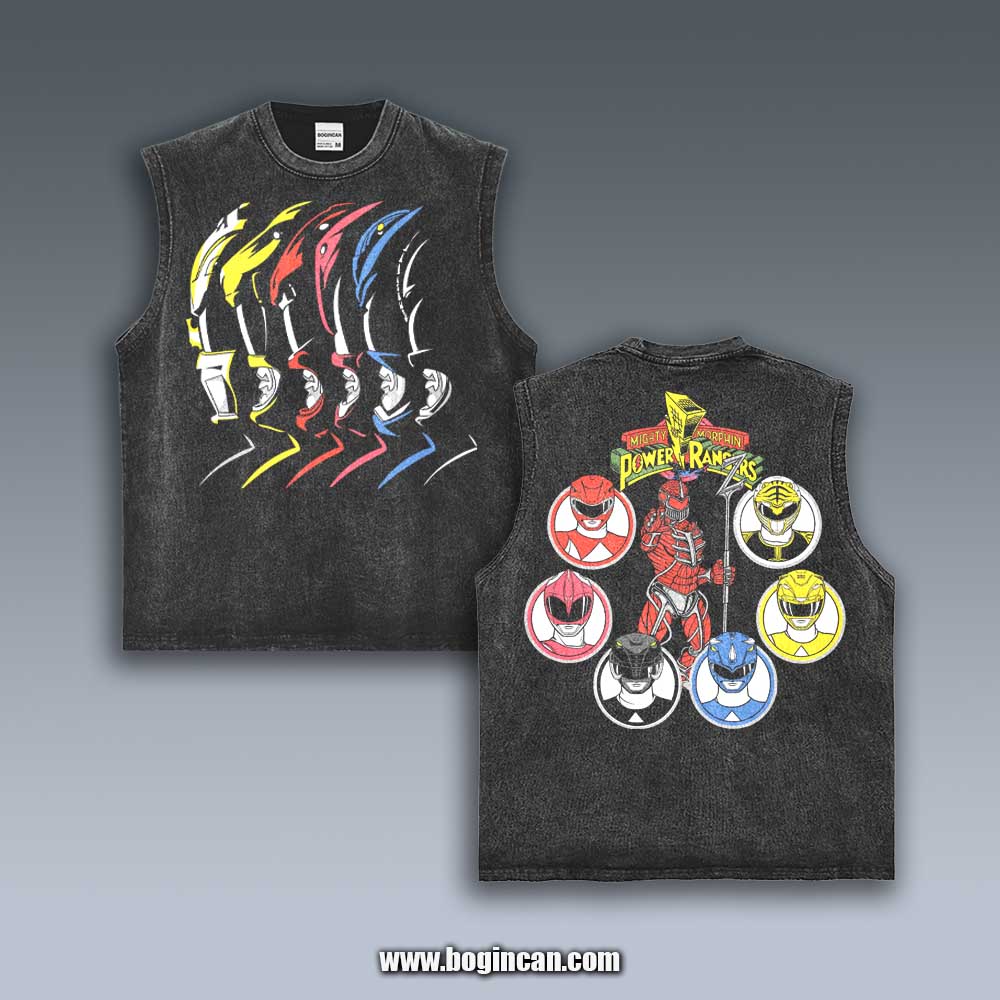 VINTAGE TANK TOP | POWER RANGERS AOP 5.27