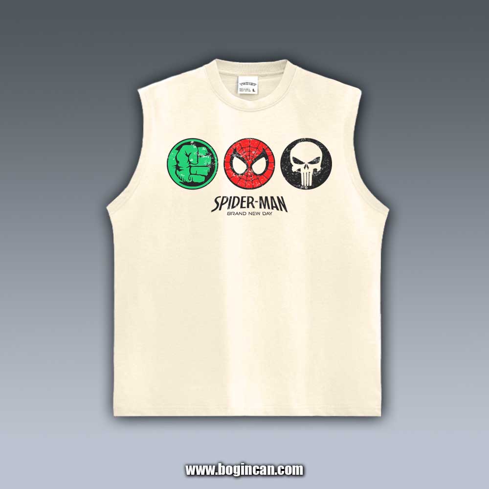 VINTAGE TANK TOP | SPIDERMAN TRIO 7.4
