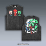 VINTAGE TANK TOP | 3 HEROES SPIDERMAN