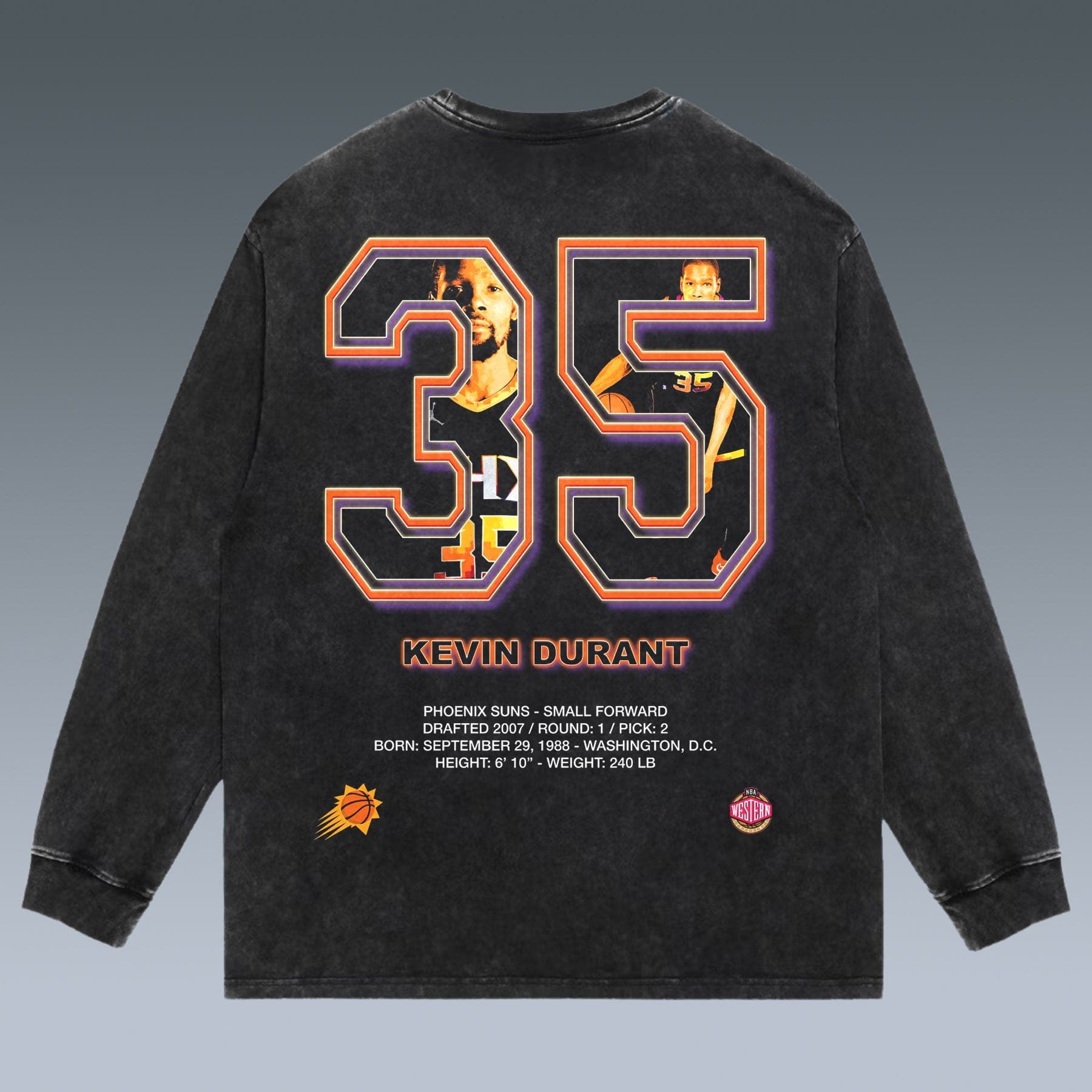 VINTAGE LONG SLEEVE TEE | KEVIN DURANT
