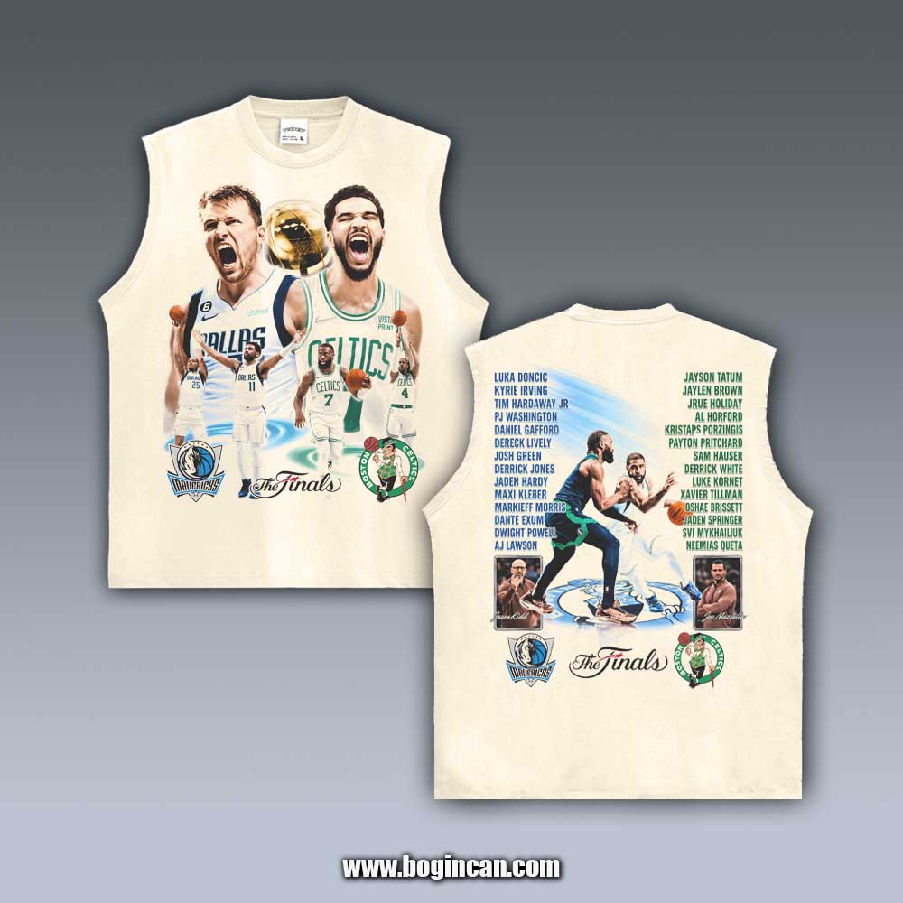 VINTAGE TANK TOP | 2024 FINALS CELTICS VS MAVERICKS