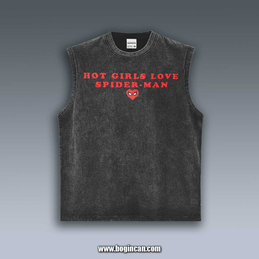 VINTAGE TANK TOP | SPIDERMAN HOT GIRLS 6.30