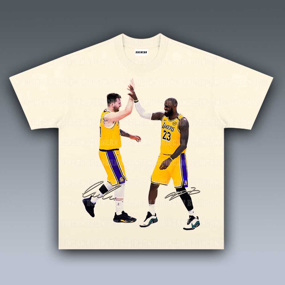 VINTAGE TEE | LEBRON JAMES AND DONCIC 2.12