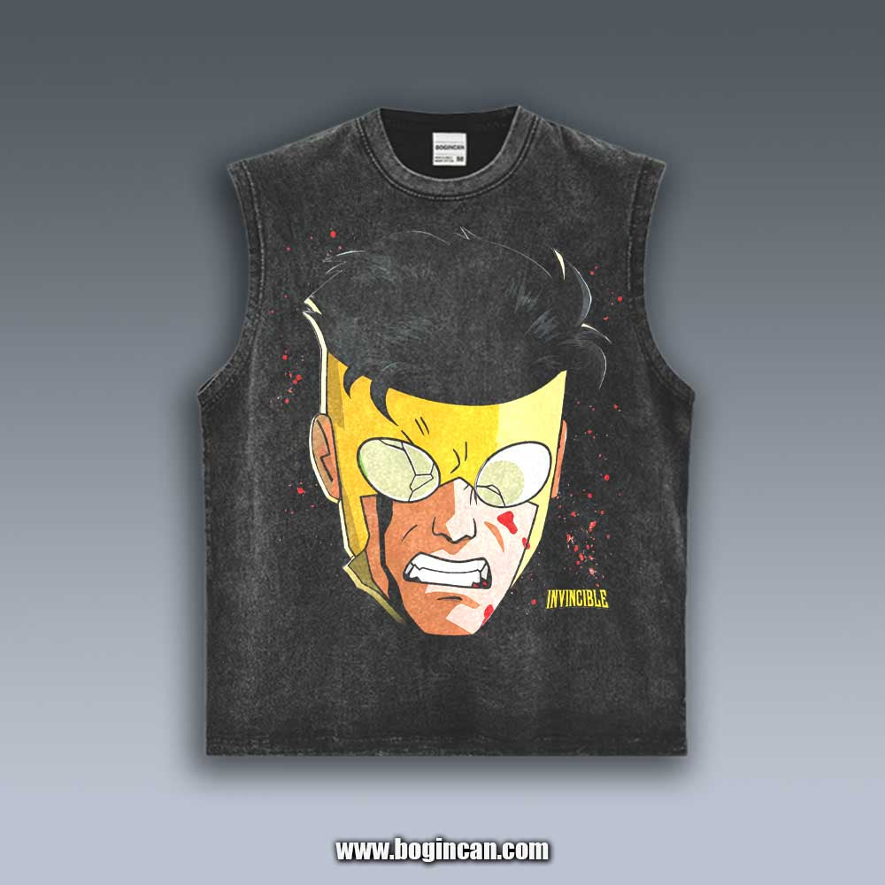 VINTAGE TANK TOP | BIG FACE INVINCIBLE