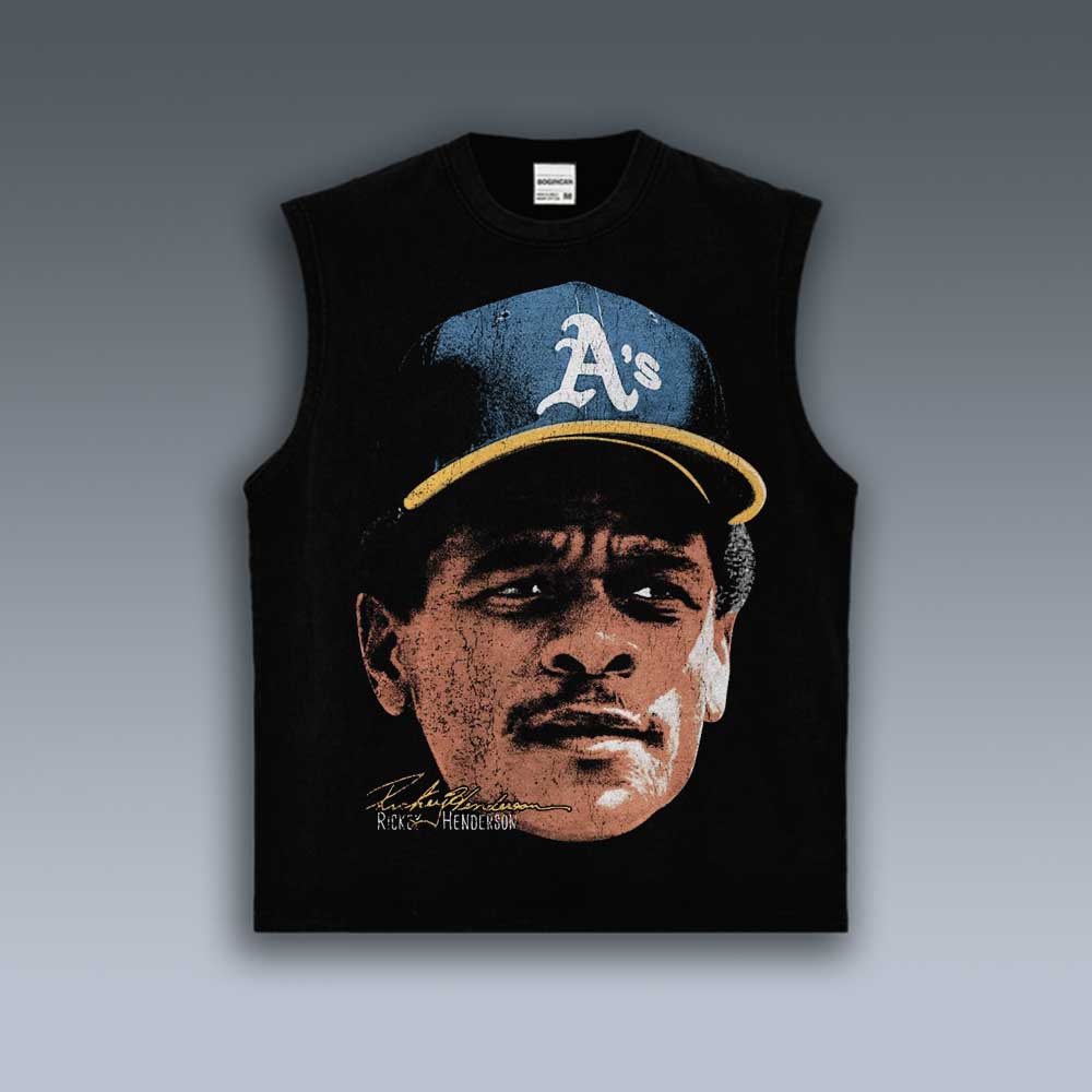 VINTAGE TANK TOP | RICKEY HENDERSON 4.15