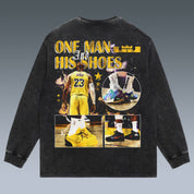 VINTAGE LONG SLEEVE TEE | LEBRON JAMES