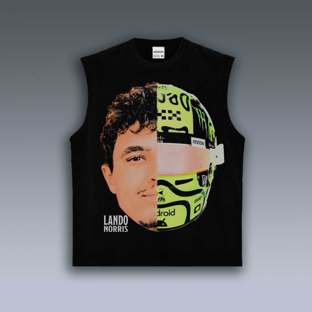 VINTAGE TANK TOP | LANDO NORRIS BIG FACE 9.4