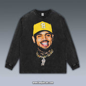 VINTAGE LONG SLEEVE TEE | CHRIS BROWN 7.8.2