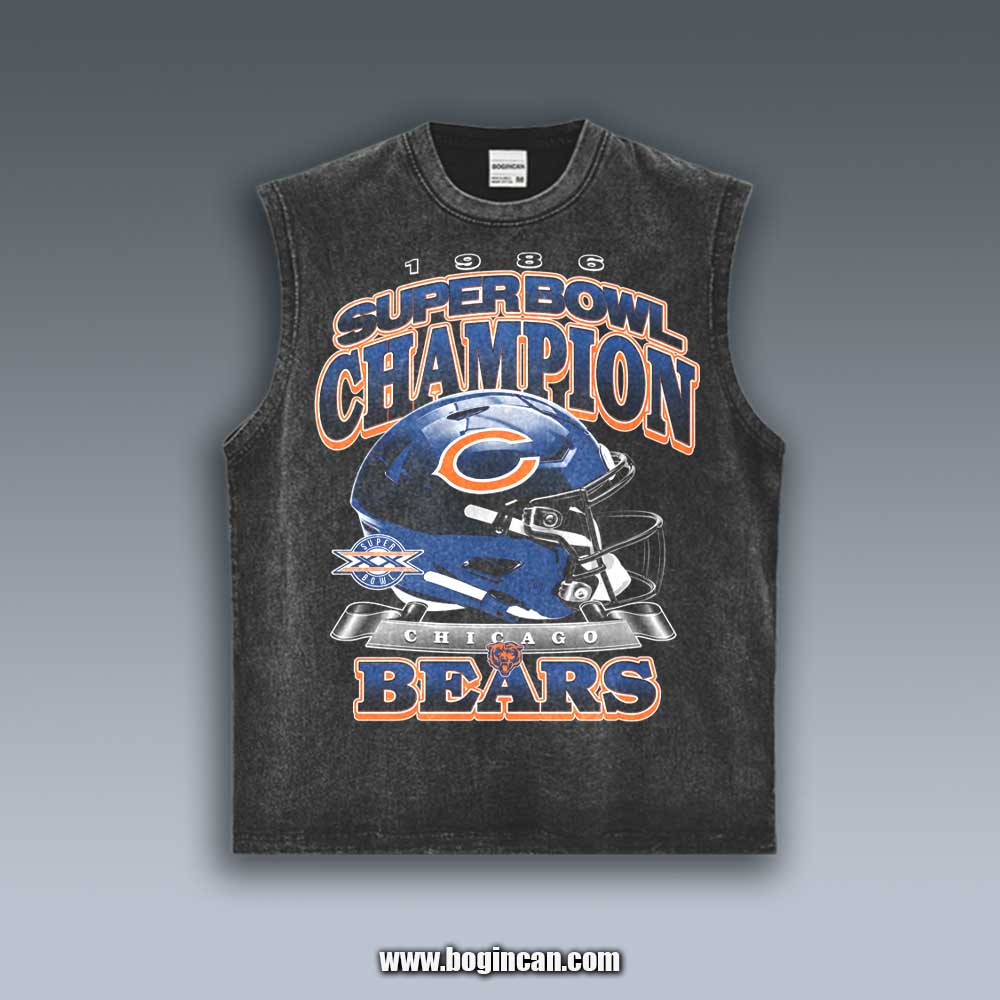 VINTAGE TANK TOP | CHICAGO BEARS 10.14