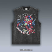 VINTAGE TANK TOP | SPIDERMAN WEBBED SPIDER HULKK 7.4