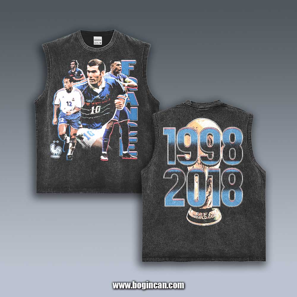 VINTAGE TANK TOP | FRANCE WORLD CUP LEGACY 5.14