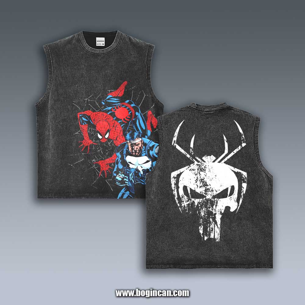 VINTAGE TANK TOP | SPIDEY & PUNISHER V7.23