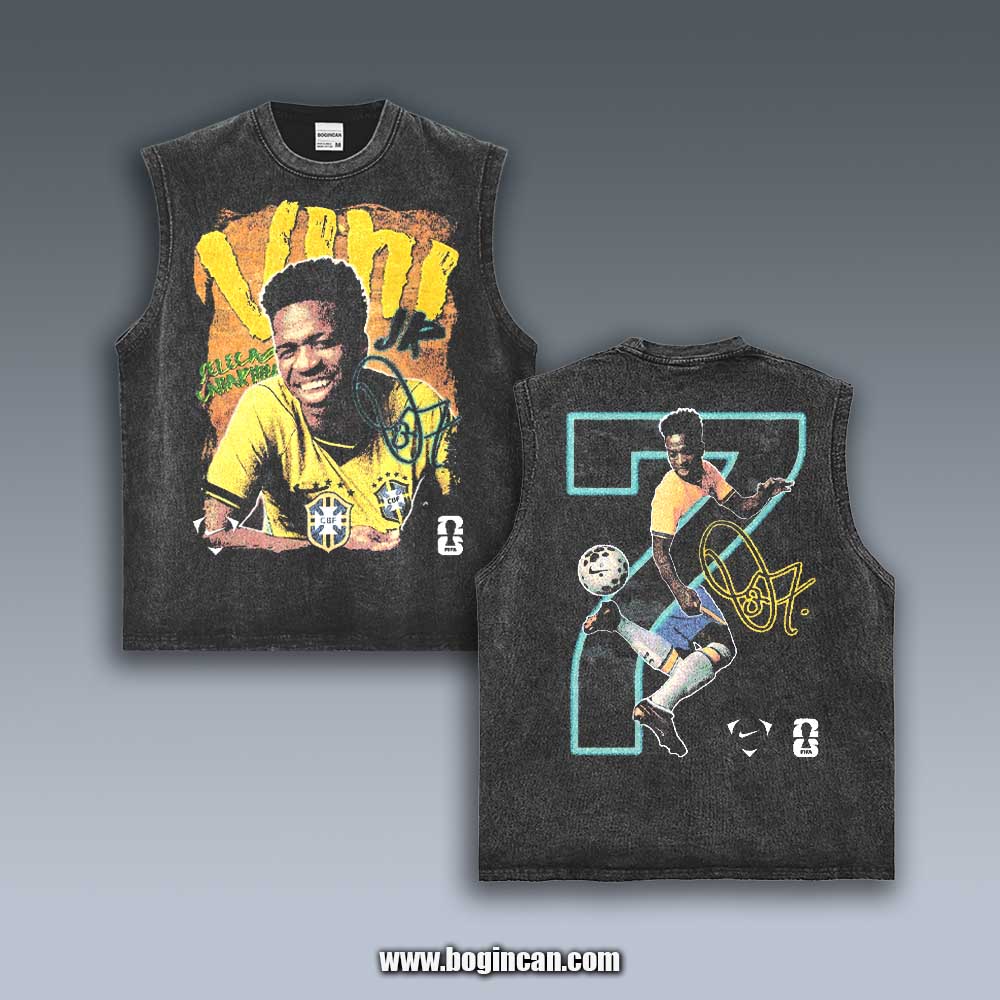 VINTAGE TANK TOP | VINI JR BRASIL WC26 6.8