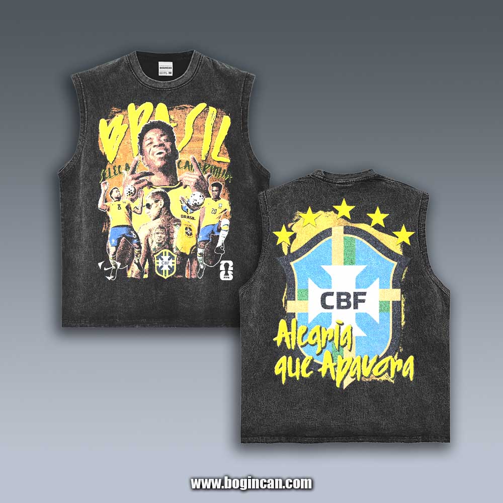 VINTAGE TANK TOP | BRASIL WC26 SELECAO CANARINHA 6.8