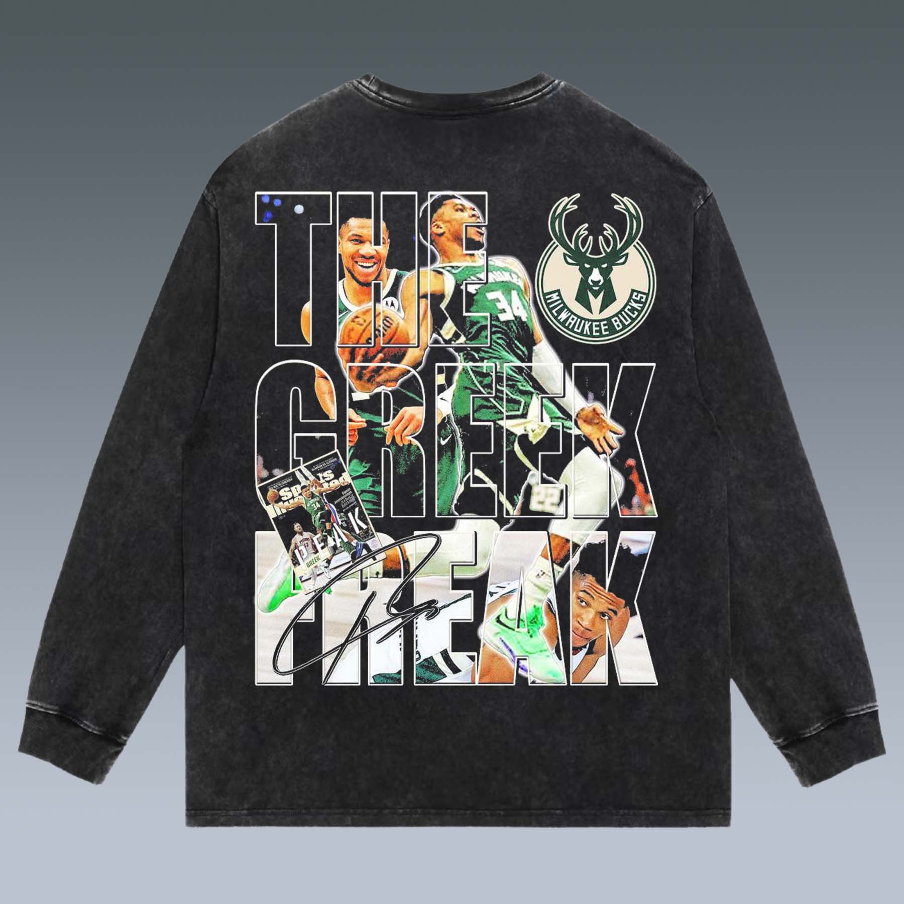 VINTAGE LONG SLEEVE TEE | GIANNIS ANTETOKOUNMPO