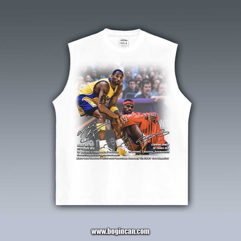 VINTAGE TANK TOP | KOBE AND LEBRON’S FIRST EVER MATCHUP