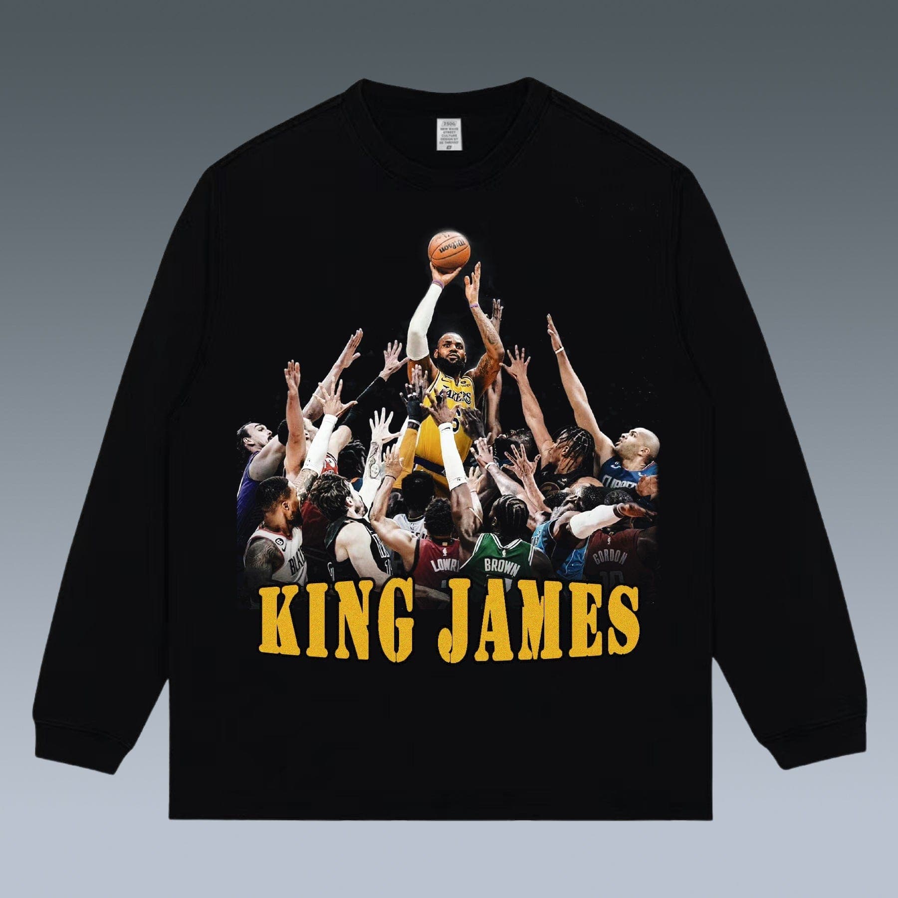 VINTAGE LONG SLEEVE TEE | LEBRON JAMES