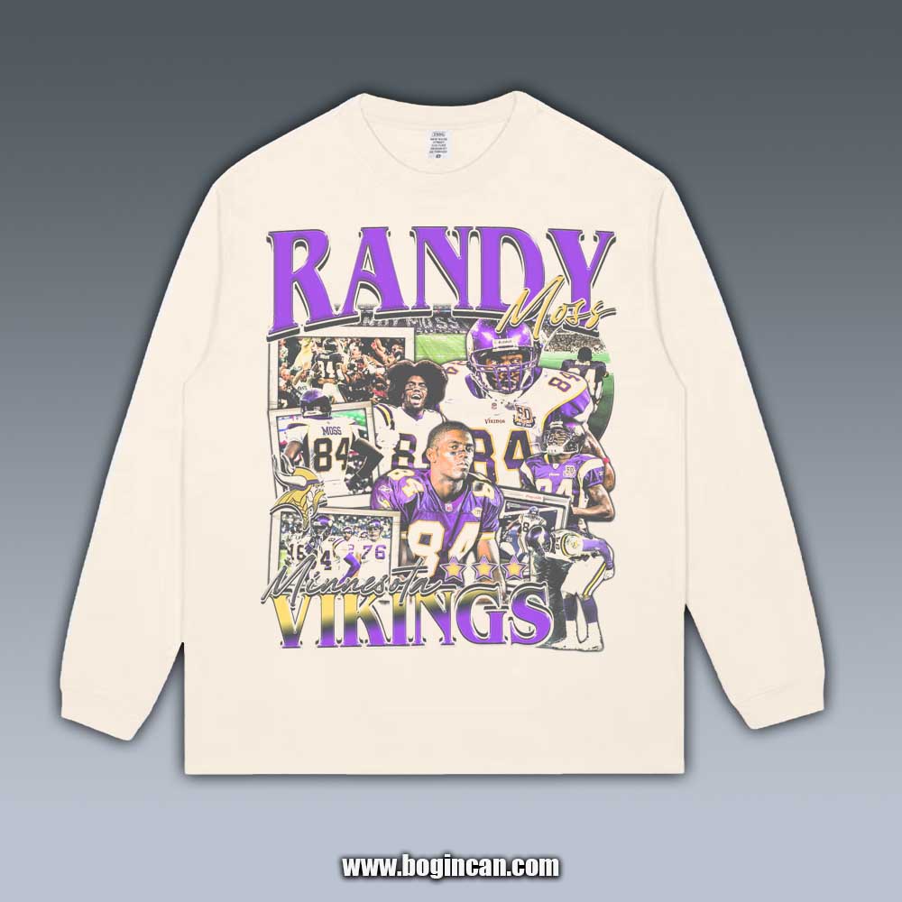 VINTAGE LONG SLEEVE TEE | RANDY MOSS 9.20