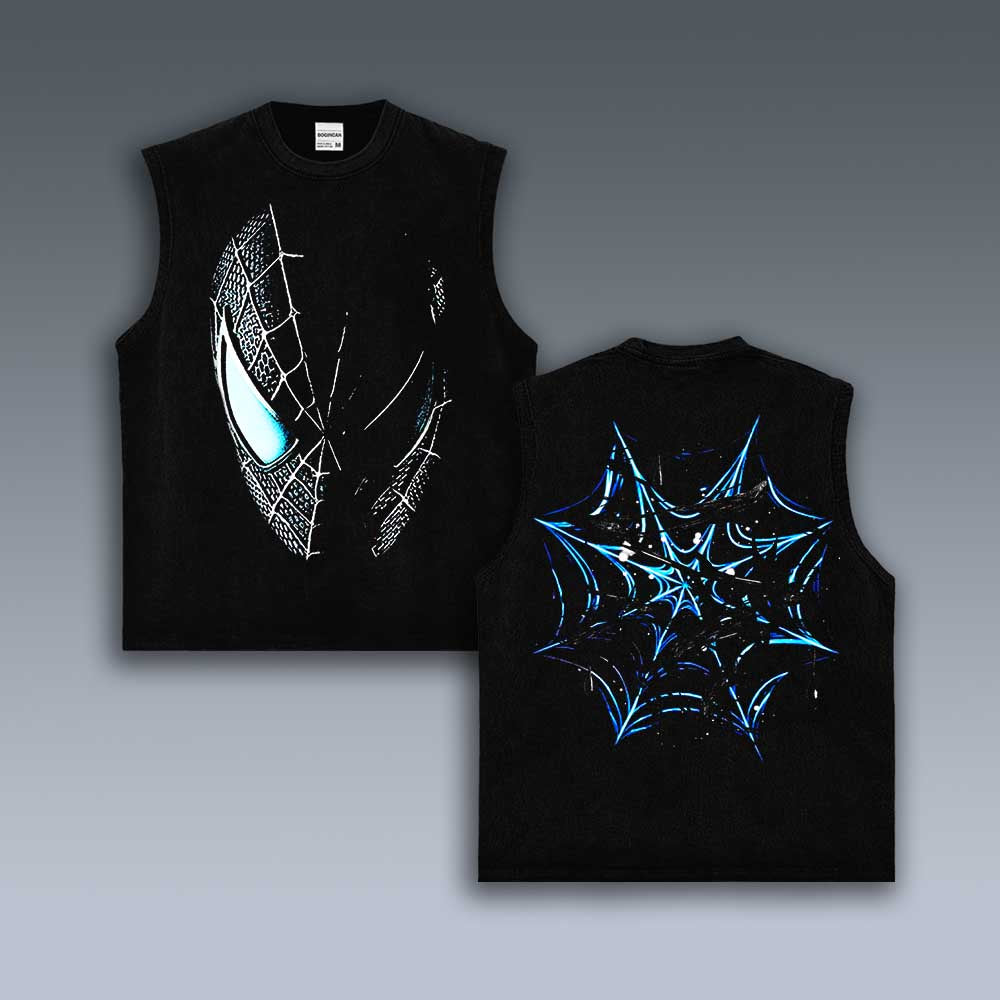 VINTAGE TANK TOP | BLACK SPIDER MAN
