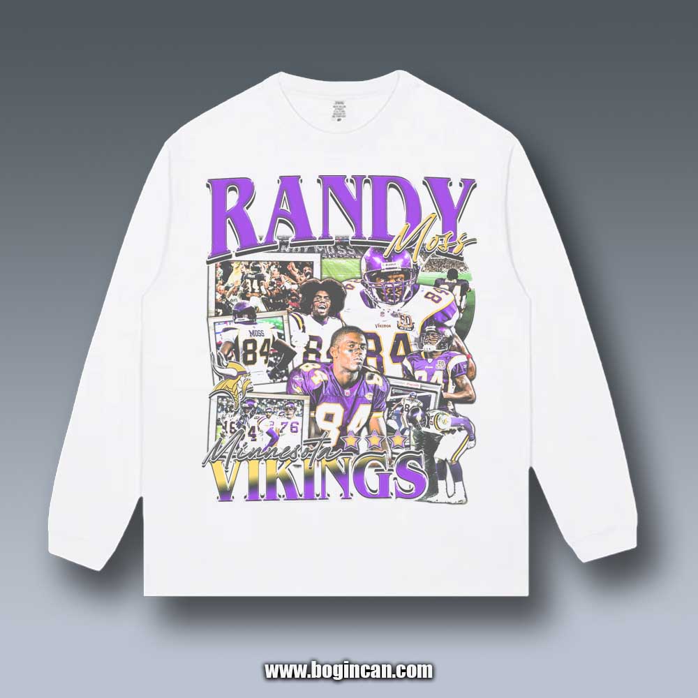 VINTAGE LONG SLEEVE TEE | RANDY MOSS 9.20