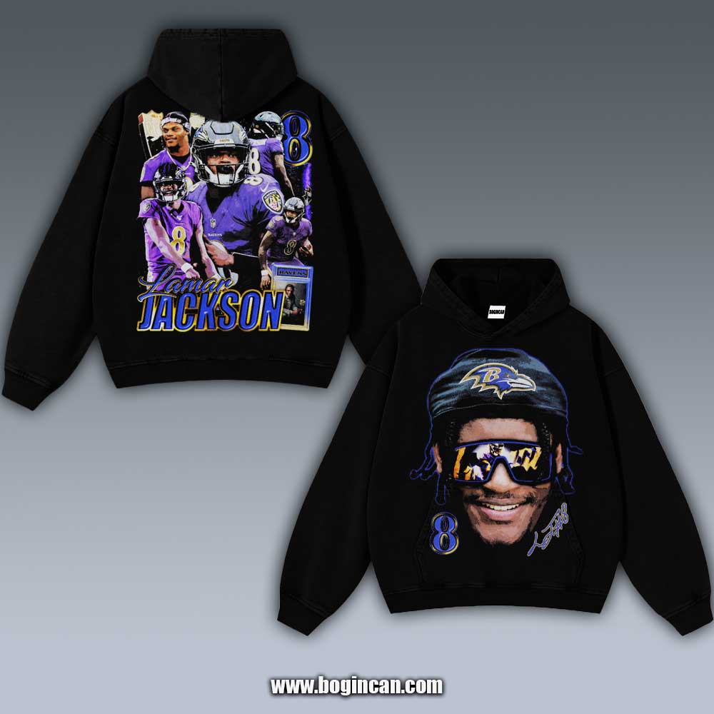 VINTAGE HOODIES | LAMAR JACKSON 12.4