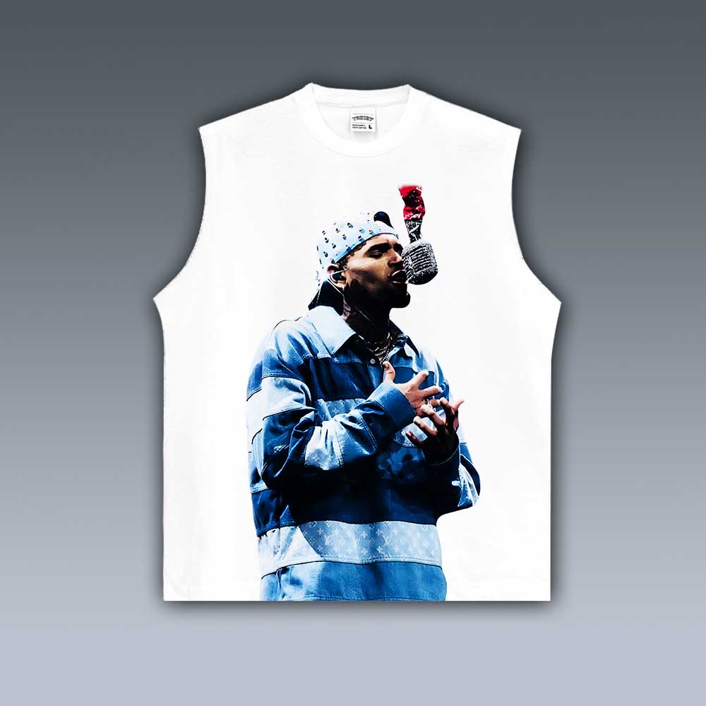 VINTAGE TANK TOP | CHRIS BROWN 4.4.2