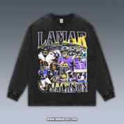 VINTAGE LONG SLEEVE TEE | LAMAR JACKSON 9.20