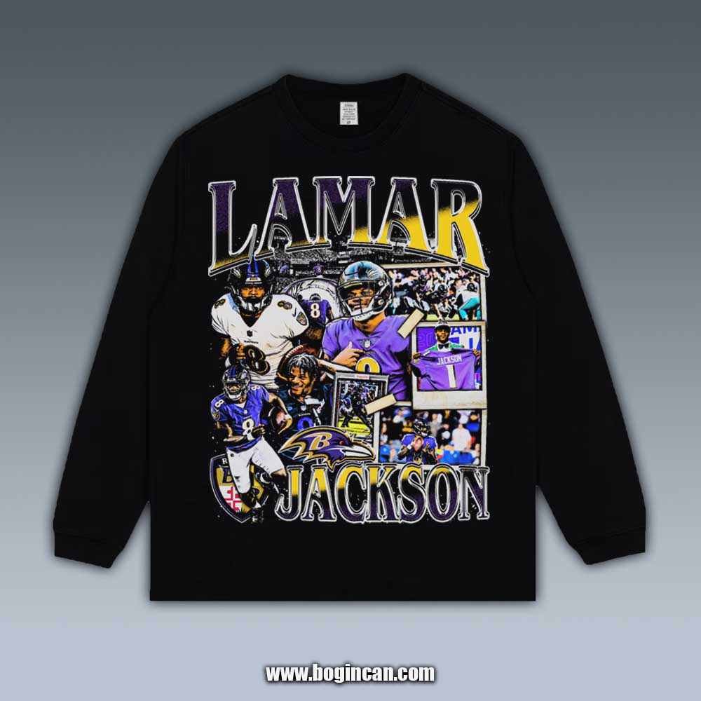 VINTAGE LONG SLEEVE TEE | LAMAR JACKSON 9.20
