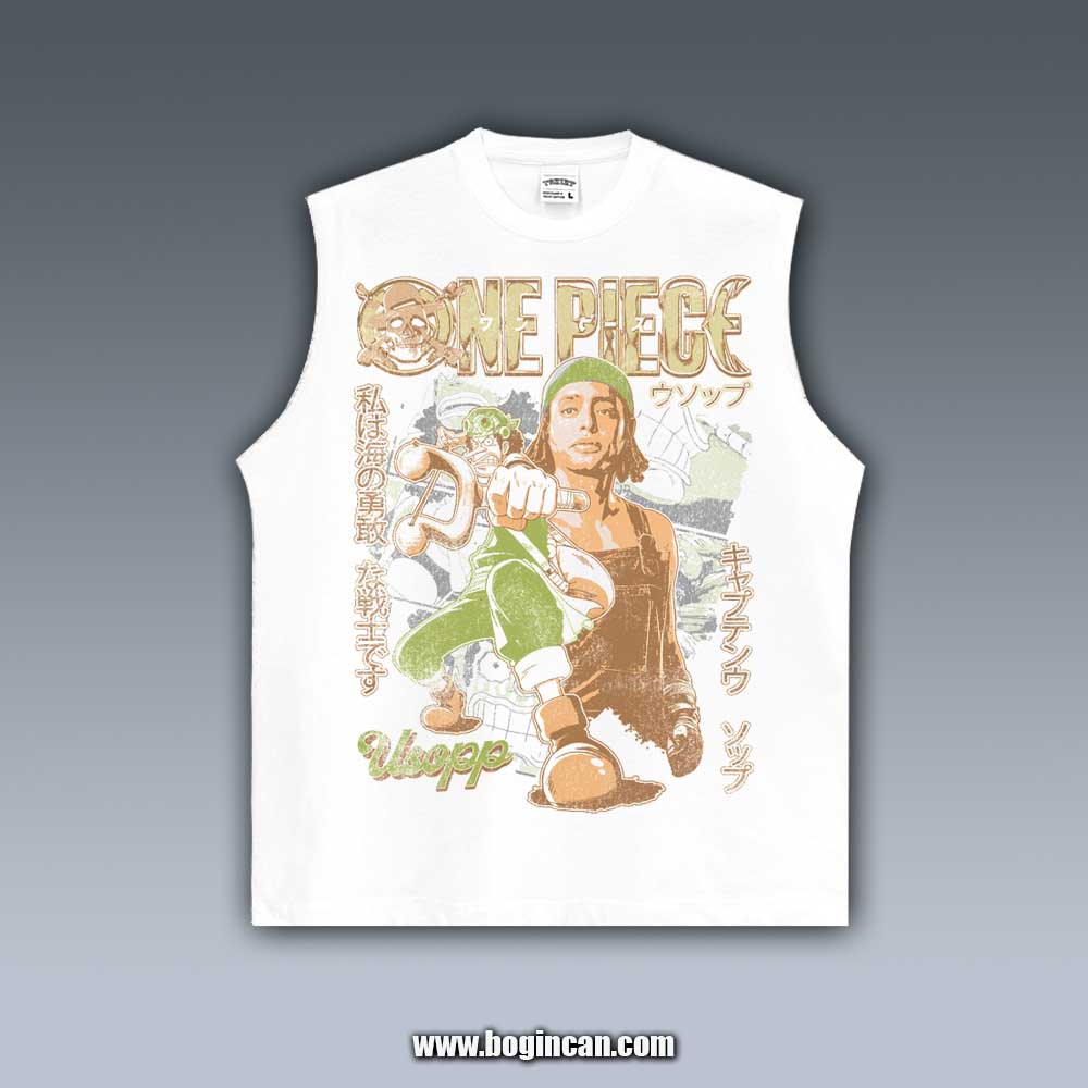 VINTAGE TANK TOP | ONE PIECE USOPP 4.4
