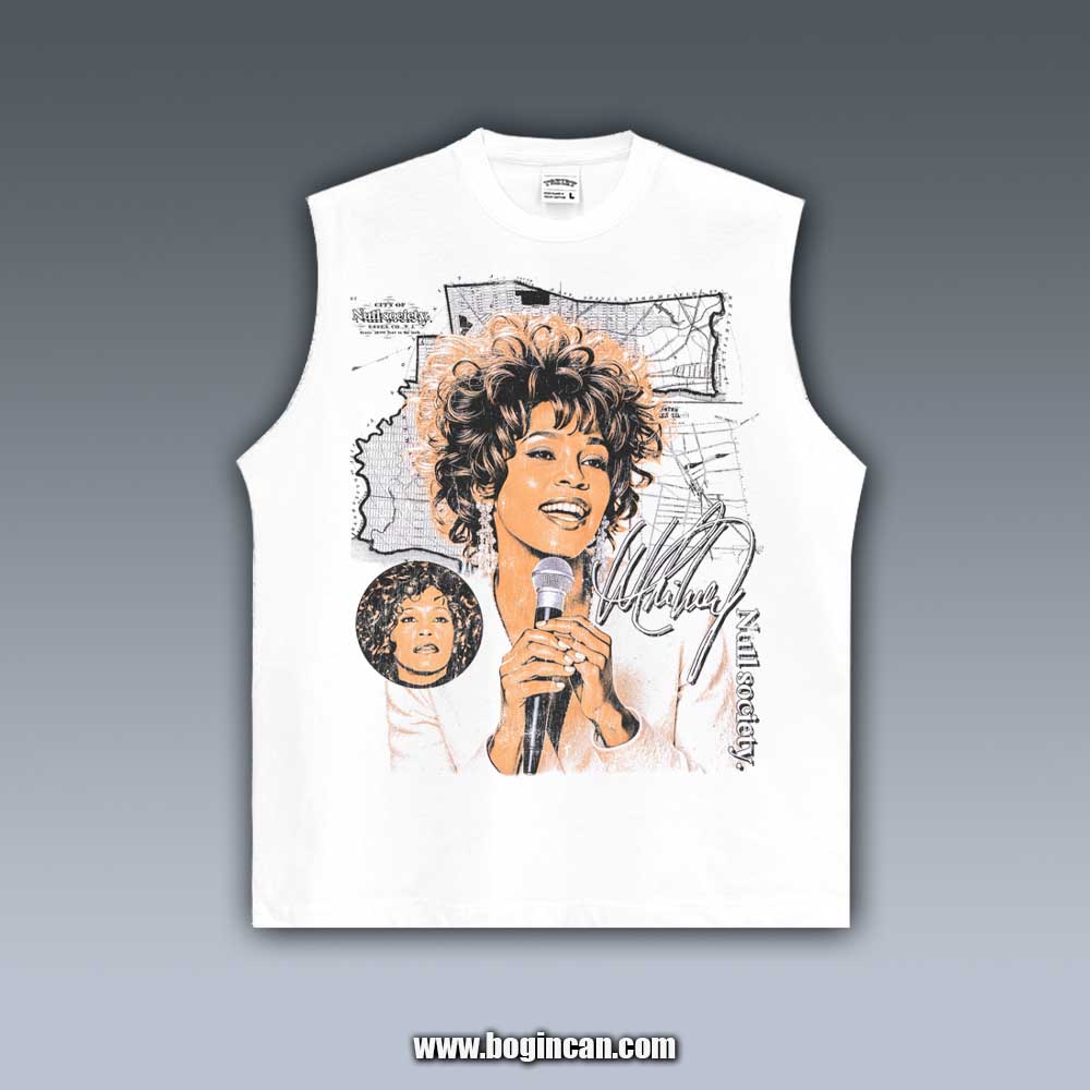 VINTAGE TANK TOP | WHITNEY HOUSTON 3.25