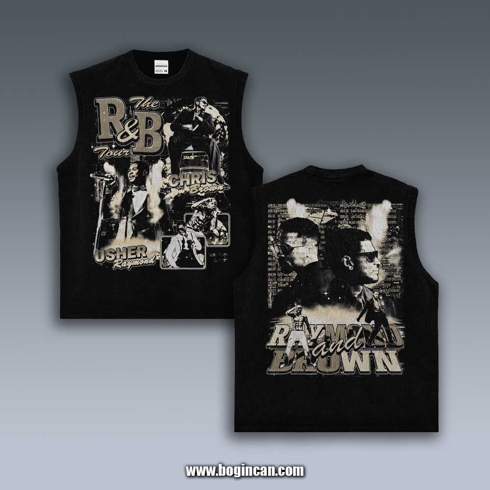 VINTAGE TANK TOP | CHRIS BROWN AND USHER R&B TOUR V4.28.2
