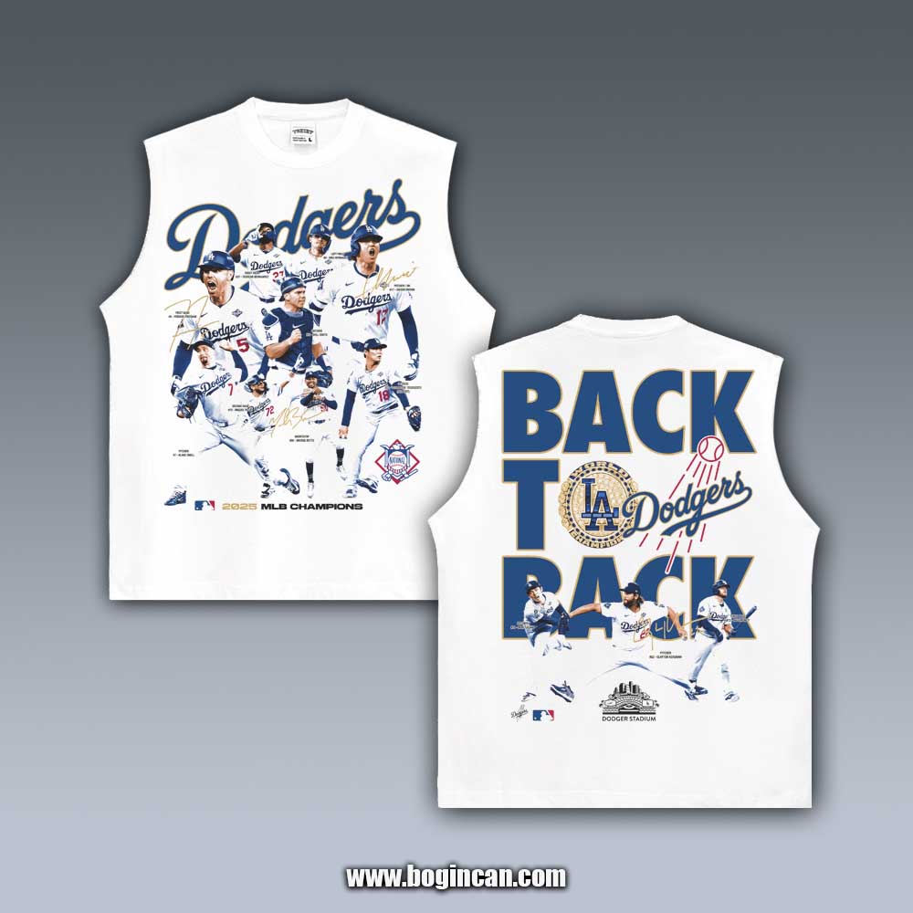 VINTAGE TANK TOP | DODGER BACK TO BACK 11.7.2