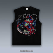 VINTAGE TANK TOP | SPIDERMAN WEBBED SPIDER HULKK 7.4