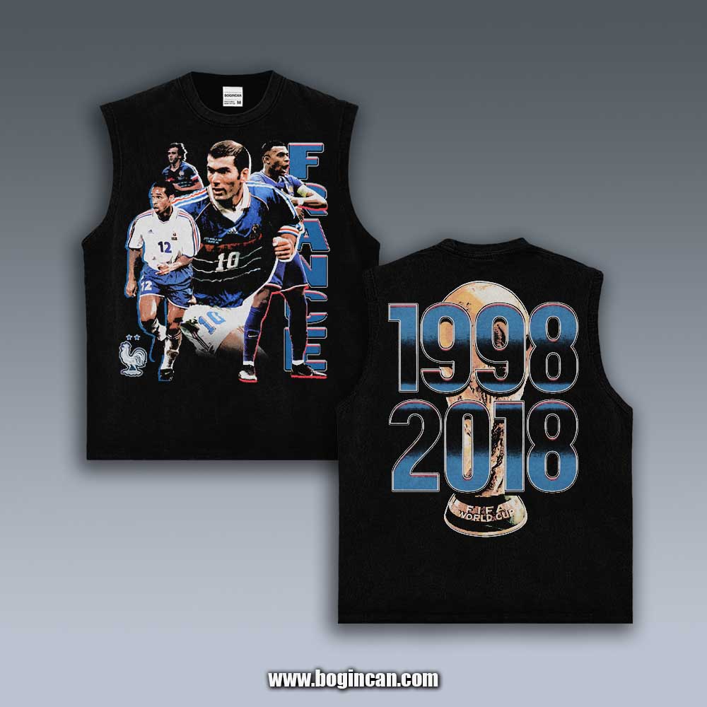 VINTAGE TANK TOP | FRANCE WORLD CUP LEGACY 5.14