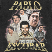 VINTAGE LONG SLEEVE TEE | PABLO ESCOBAR