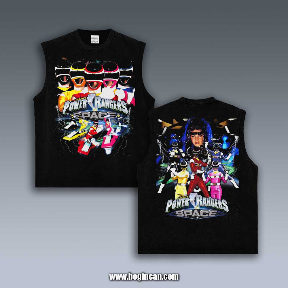 VINTAGE TANK TOP | POWER RANGERS IN SPACE 3.25