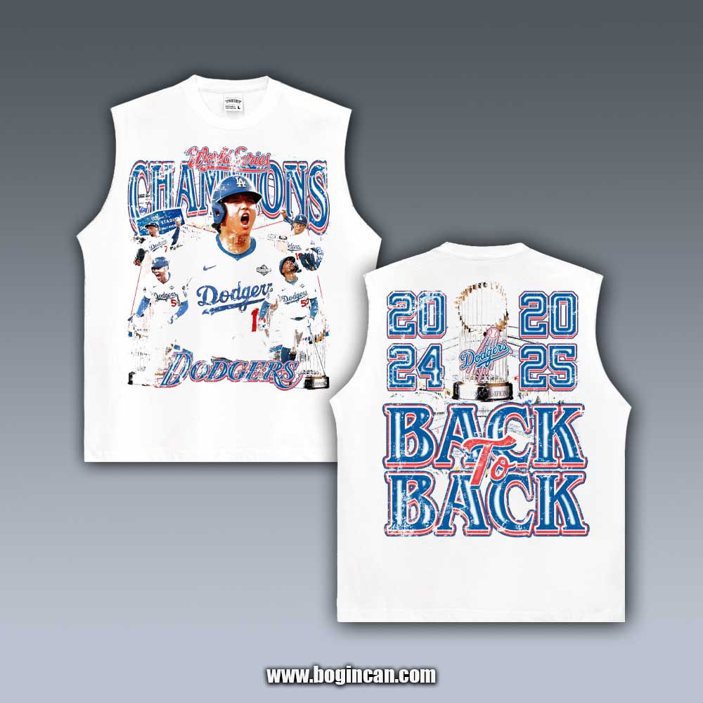 VINTAGE TANK TOP | 2025 DODGERS CHAMPIONS V7