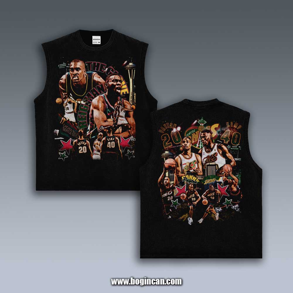 VINTAGE TANK TOP | GARY PAYTON X SHAWN KEMP 5.27