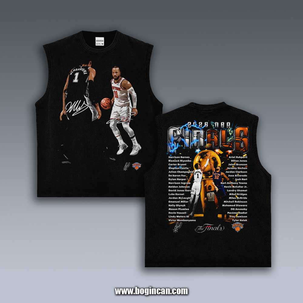 VINTAGE TANK TOP | 2026 NBA FINALS SPURS VS KNICKS 6.2.2
