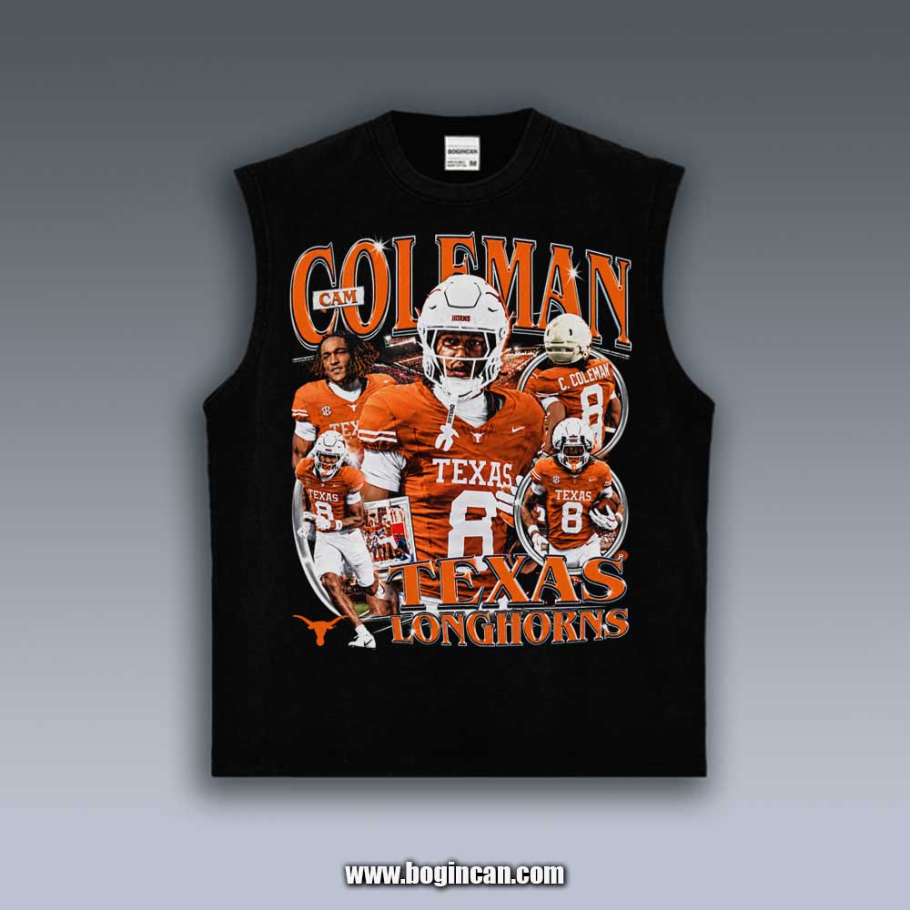 VINTAGE TANK TOP | CAM COLEMAN TEXAS 10.14