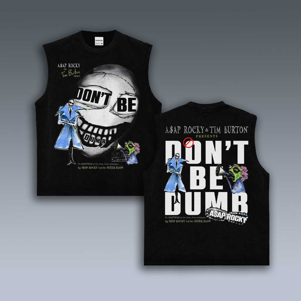 VINTAGE TANK TOP | DONT BE DUMB ASAP ROCKY V3