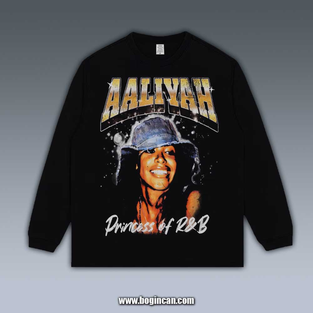 VINTAGE LONG SLEEVE TEE | AALIYAH V7.22