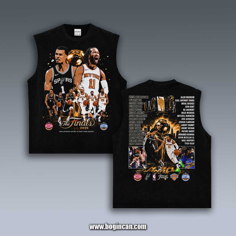 VINTAGE TANK TOP | 2026 KNICKS VS SPURS