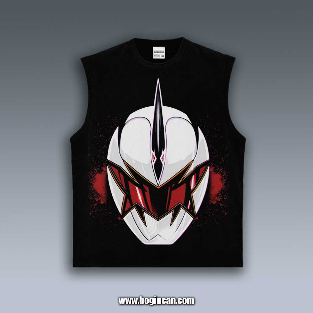 VINTAGE TANK TOP | WHITE DINO RANGER 5.27
